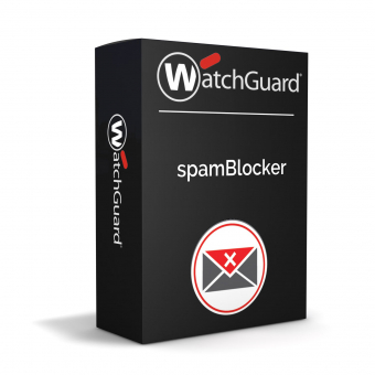 WatchGuard spamBlocker License for WatchGuard Firebox M5600 Firewall, Renew license or buy initially, 1 year