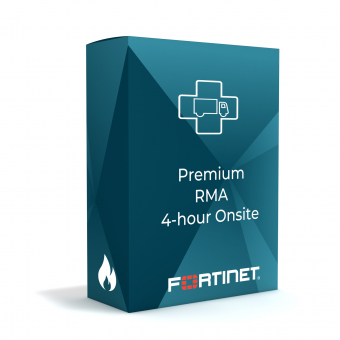 Fortinet FortiCare Premium RMA 4-hour Onsite Lizenz für FortiGate Rugged 70F Firewall, Lizenz verlängern oder erstmalig kaufen, 1 Jahr
