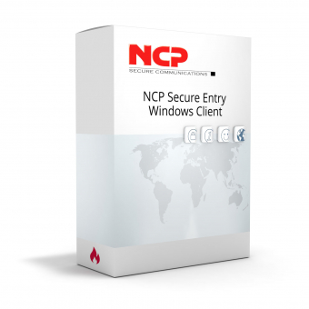 NCP Secure Entry VPN/PKI Windows Client, License scale 1-9 User