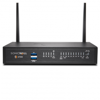 SonicWall TZ 470 Wireless Firewall TotalSecure Essential Edition, 3 Jahre („3 & Free“ Trade-In/Trade-Up Promo)