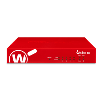 Watchguard Firebox T25 Firewall with Total Security Suite, 1 year (Trade-up special pricing)